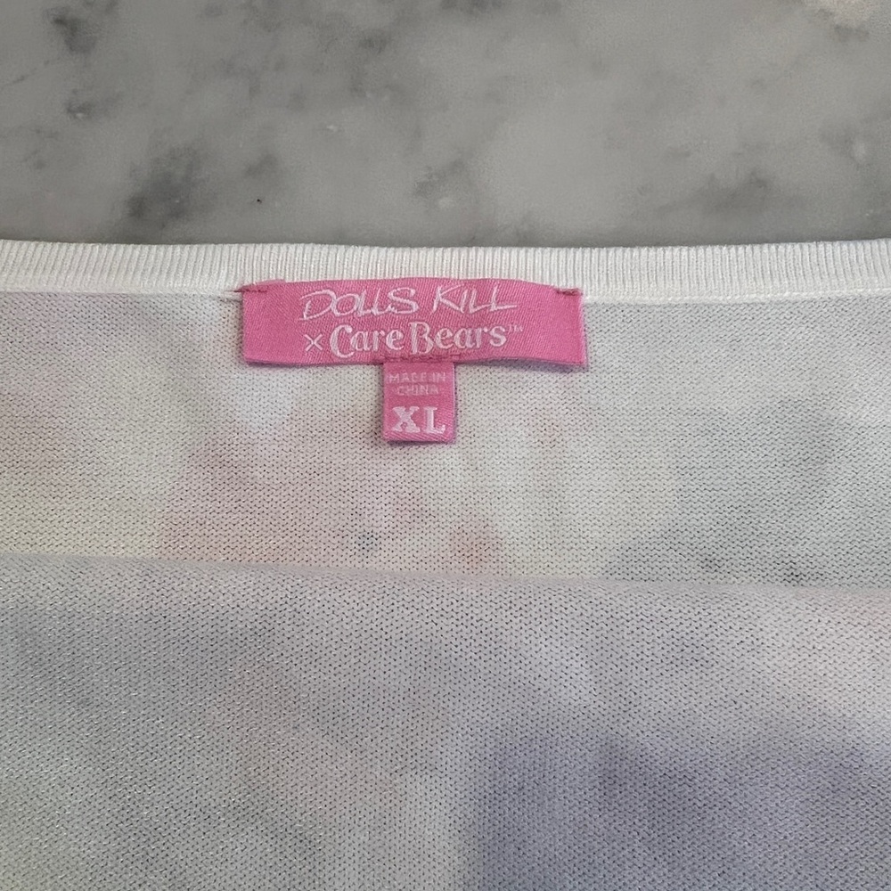 Dolls Kill Pastel Rainbow Crop Top - Picture 3 of 3